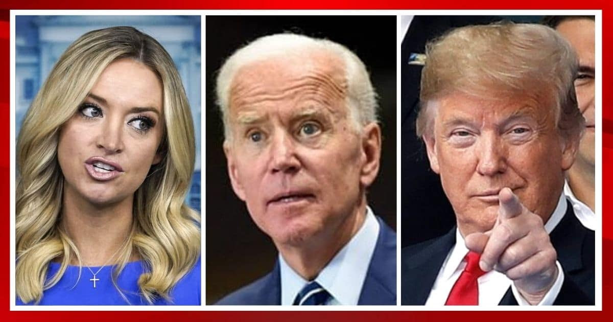 Kayleigh McEnany Sideswipes Biden - She Just Used The Trump Hammer On Him