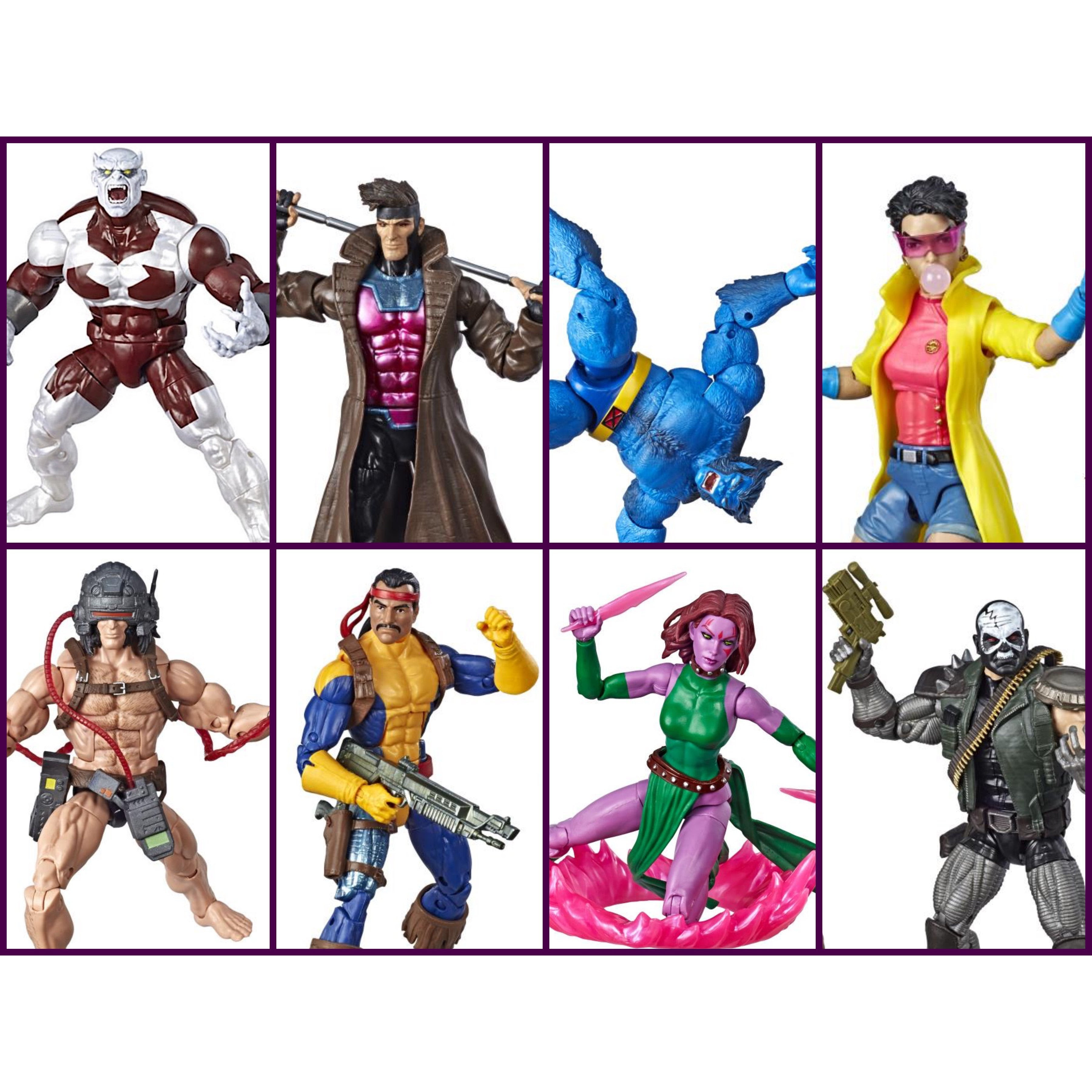 Image of X-Men Marvel Legends Wave 4 Set of 7 Figures (Caliban BAF) - MAY 2019
