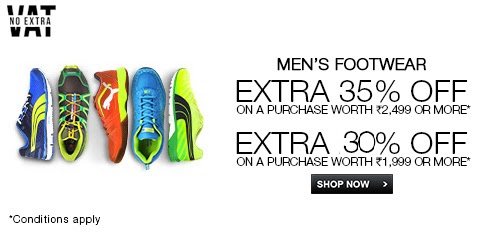 Select Men's Footwear - Extra 35% Off