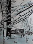 Winter Bench - Posted on Tuesday, December 30, 2014 by Nan Johnson