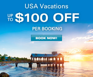 USA & Canada - $100 OFF per booking