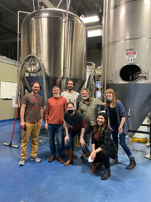 Community Conservation during their 2021 brew day