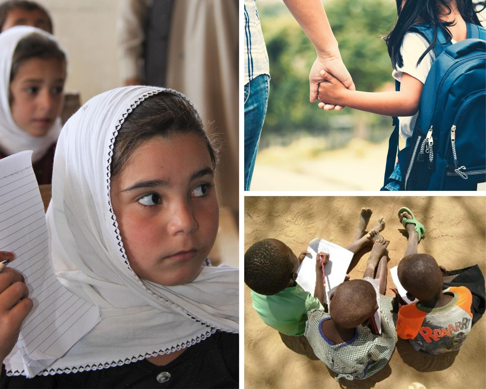 Bambini in Afghanistan, Italia, Uganda