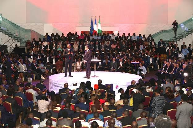 Tony Elumelu Foundation Hosts Interactive Session With Macron And 2000 Young African Enreprenuers