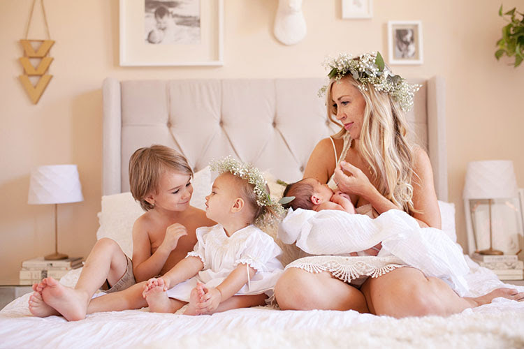 motherhood times three | styling: the love designed life | photography: dream photography studio | for: mother + child co