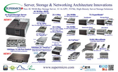 Supermicro® Server, Storage and Networking Architecture Innovations for HPC @ SC15