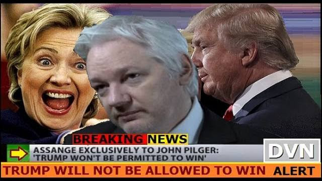 Shocking News: Assange Says Trump Would Not Be Permitted to Win
