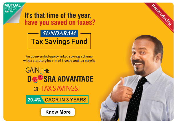 Sundaram Tax Savings Banner