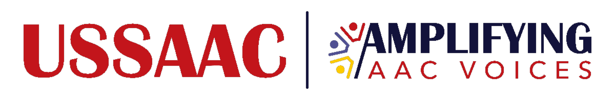 USSAAC logo for Amplifying AAC voices campaign