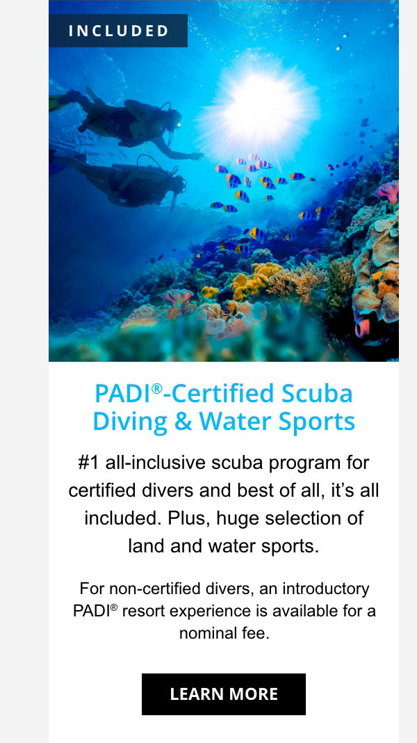 PADI-Certified Scuba, Learn More