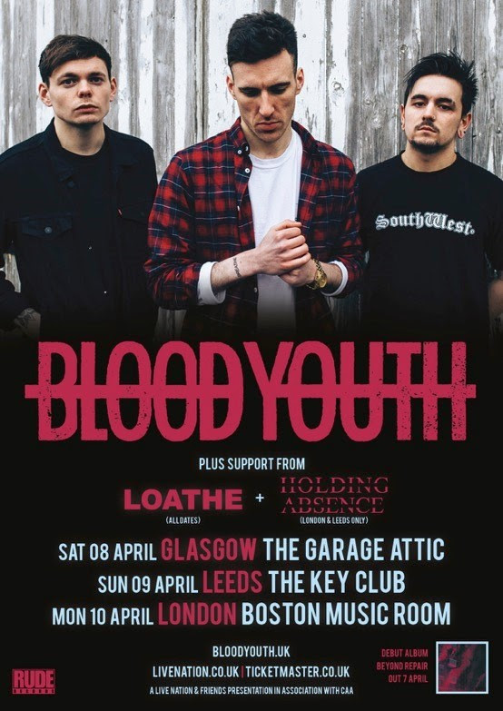 blood youth tour poster