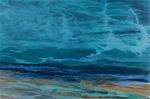 Abstract Seascape,Coastal Living Decor,Beach Art "Beautiful Storm IV" by Colorado Contemporary Artis - Posted on Monday, April 13, 2015 by Kimberly Conrad