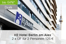 Hotelgutschein H2 Hotel Berlin Alexanderplatz - Hotelgutschein H2 Hotel Berlin Alexanderplatz