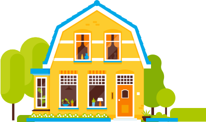 huis met grote tuin
