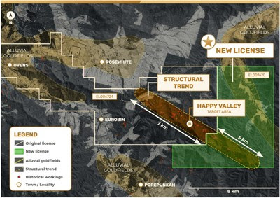 Figure 14  Happy Valley Mining Center Structural Trend EL006724 (CNW Group/E79 Resources Corp.)