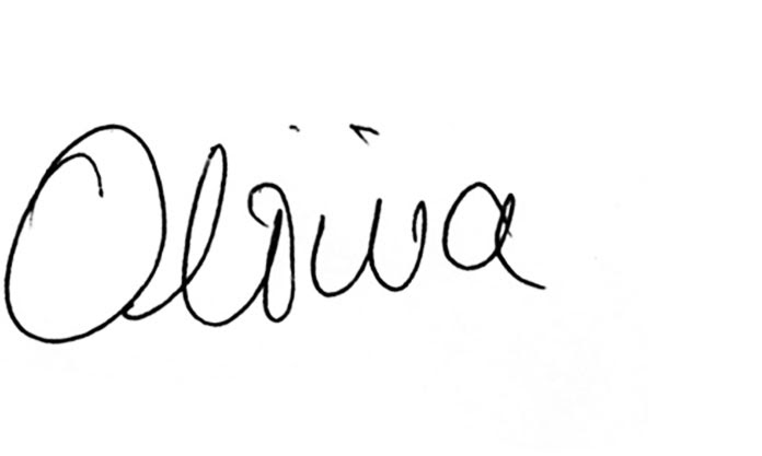 Olivia's Signature