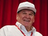 FILE - In this June 17, 2017, file photo, former Cincinnati Reds player Pete Rose attends a news conference during his statue dedication ceremonies before a baseball game between the Reds and the Los Angeles Dodgers in Cincinnati. Rose once again asked Major League Baseball to end his lifetime ban, saying the penalty is unfair compared with discipline for steroids use and electronic sign stealing. Rose&#39;s lawyers submitted the application Wednesday, Feb. 5, 2020, to baseball Commissioner Rob Manfred, who in December 2015 denied the previous request by the career hits leader. (AP Photo/John Minchillo) ** FILE **
