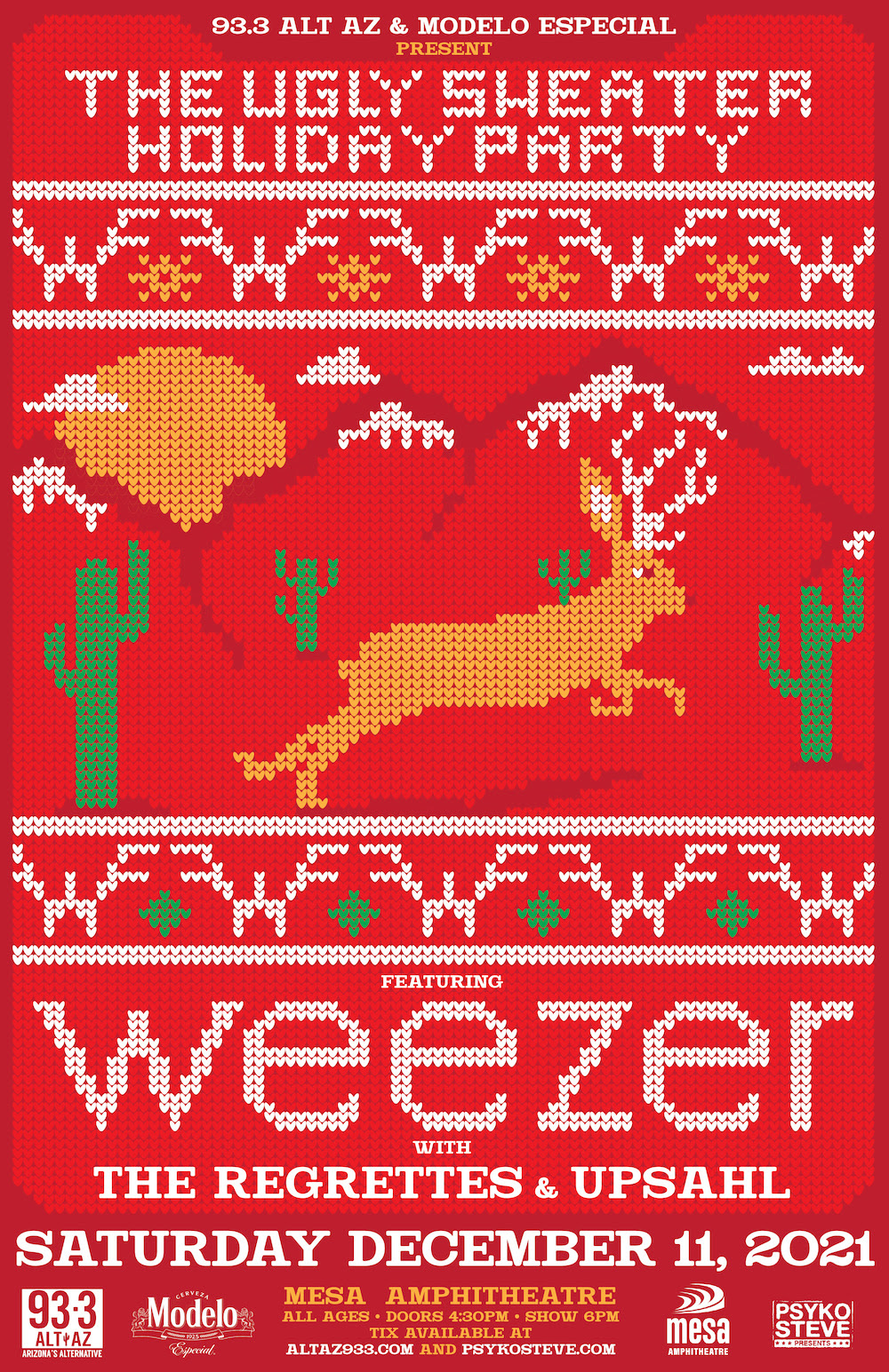 Weezer - Next Saturday 12/11 @ Mesa Amp