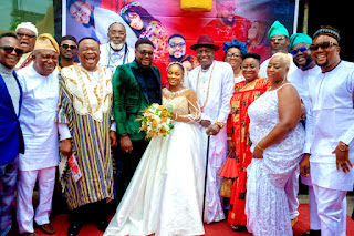 PHOTOS: Nigerian Top Showbiz Shots Storm Righteousman Son's Wedding 18