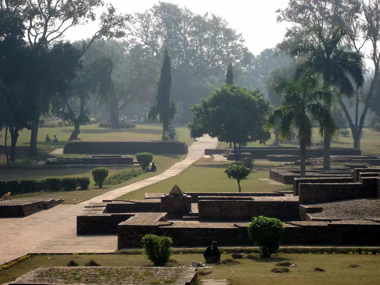 Ruins in Sravasti, India.