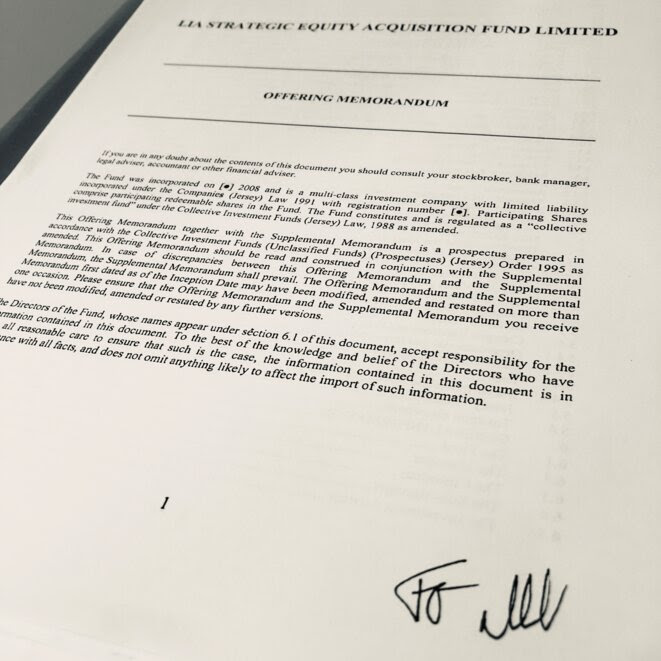 Contrat libyen signé de la main de Frédéric Oudéa. © DR