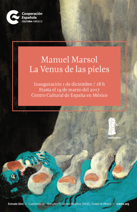  El Centro Cultural de España en México inaugurará la exposición de las ilustraciones de Manuel Marsol para el libro "La Venus de las pieles"