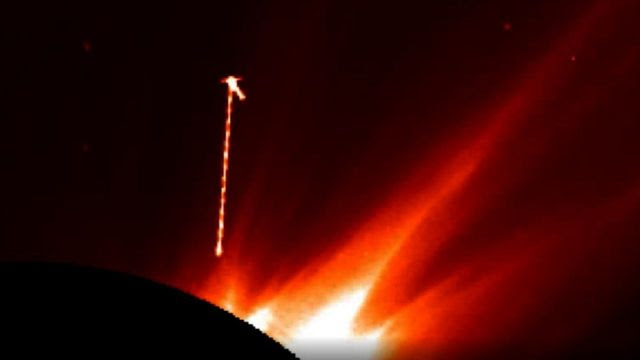 UFO NEWS ~ Cross shaped UFO firing huge laser beam at the sun plus MORE Ufo%20sun%20emv