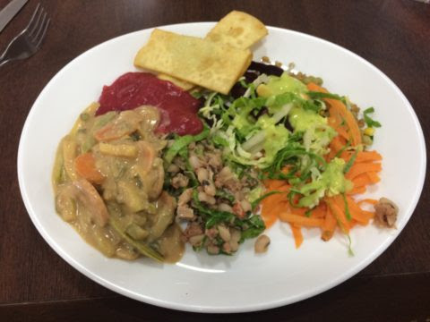 Prato vegano no Pop Vegan