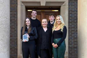 A group of University of Chester students who are through to the North West Final of the Young Enterprise (YE) Start-Up Awards 