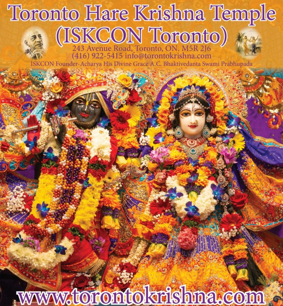 2021 Calendar ISKCON Toronto