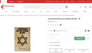In Italy, a New Edition of ‘The Protocols of the Elders of Zion’