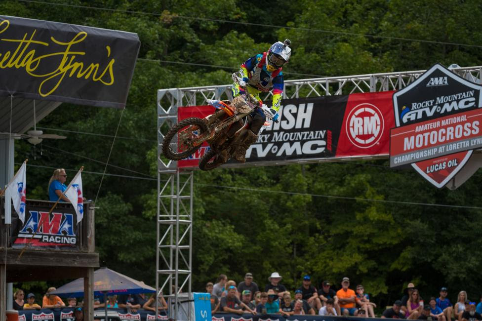 Bennick came away with the 85cc (10-11) Limited moto one win.