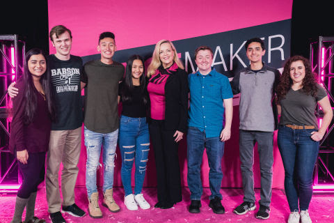 Surprise! T-Mobile Announces Not Just One, But Three Grand Prize Winners of the Second-Annual Changemaker Challenge (Photo: Business Wire)