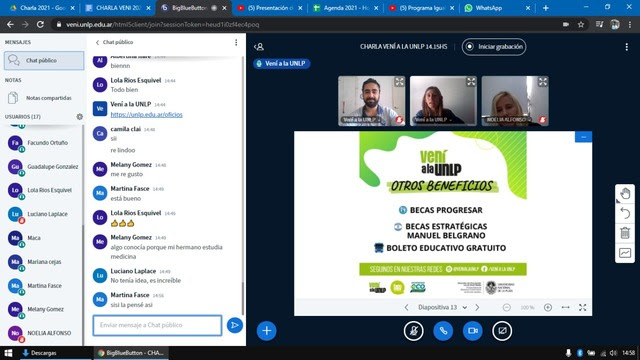 Ingresantes 2022, la UNLP comenzó una recorrida virtual por las escuelas secundarias Ingresantes 2022, la UNLP comenzó una recorrida virtual por las escuelas secundarias