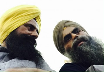 File Photo: Prof. Bhullar (on right) with Bhai Ravinder Jeet Singh Gogi