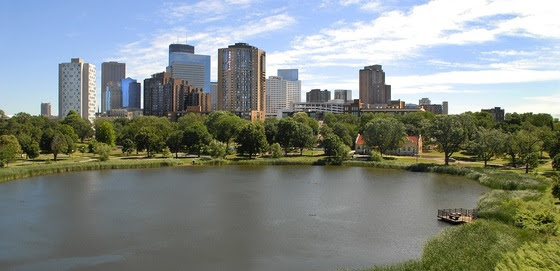 Skyline over Loring Pond