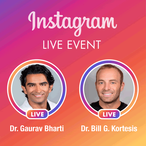  Instagram Live featuring Dr. Bharti and Dr. Kortesis