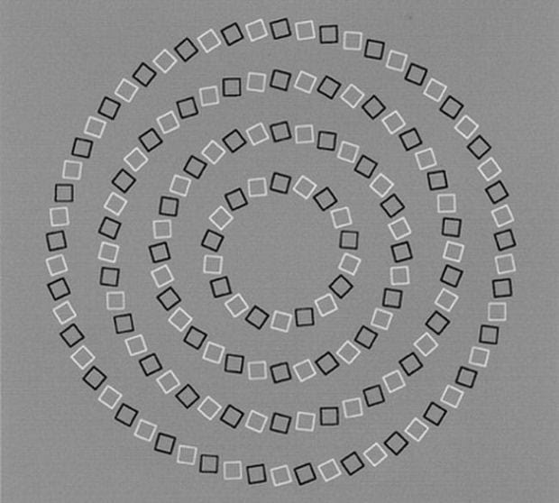 Iluzii optice - patru cercuri