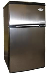  SPT Energy Star 3.2 cu.ft. Double Door Refrigerator in Stainless Steel price