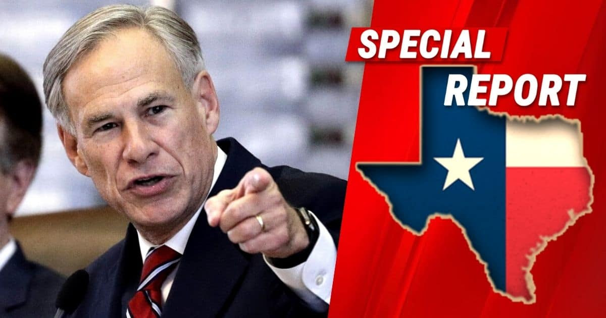 Texas Tears Down Liberal Holy Grail - Gov. Abbott Makes New Rules to Punish 