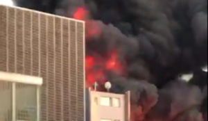 Video: As Ramadan begins, massive fire rips through several buildings in heavily Muslim Molenbeek area of Brussels