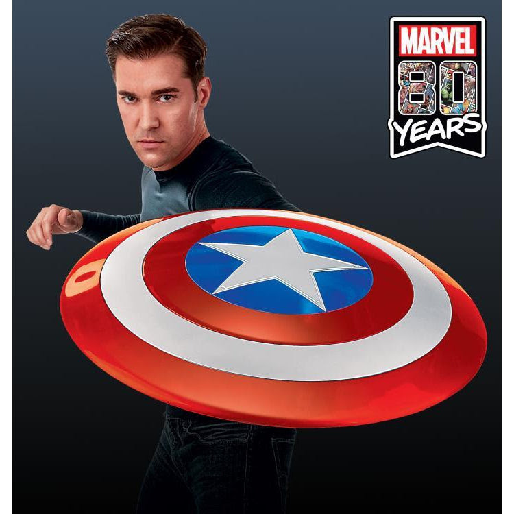 Image of Marvel Legends Gear Classic Comic Captain America Shield Prop Replica - Exclusive