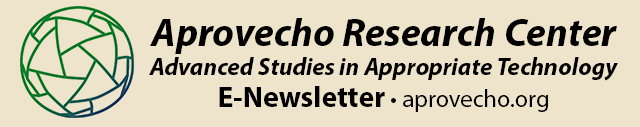 E-news from Aprovecho Research Center