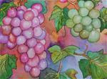 "Grape Study" - Posted on Saturday, January 3, 2015 by Egretta Wells