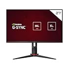 Monitor Gamer AOC Hero 27" 144Hz IPS 1ms G-Sync Compatible 27G2, Preto, Grande