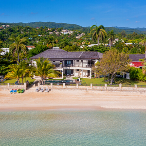 Sea Salt at Old Fort Bay View of villa from the beach