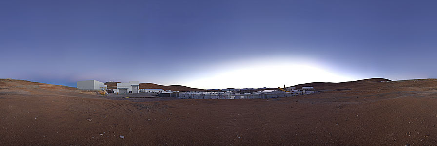 Panorama at the Mirror Maintenance Building