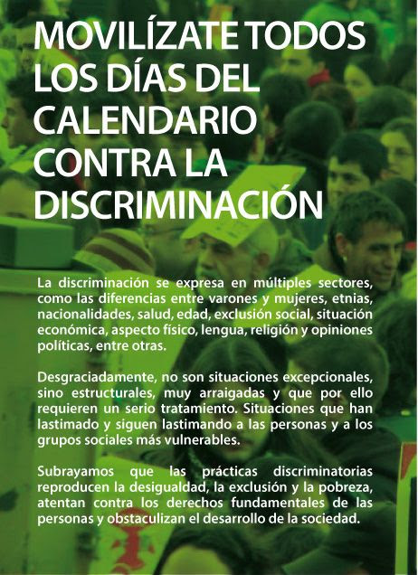 CÃ³rdoba: PresentaciÃ³n Calendario de la DiscriminaciÃ³n 2018