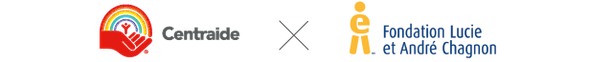 Logos Centraide and Lucie and André Chagnon Foundation