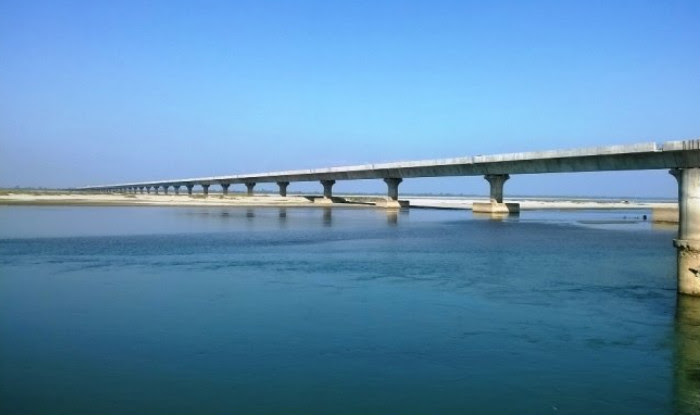 Longest Bridge in India pictures Dhola Sadia